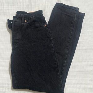 Levi's 501 Women's High Rise Black Jeans